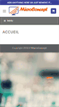 Mobile Screenshot of mconcept.fr