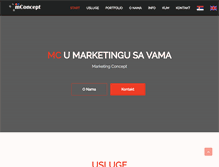 Tablet Screenshot of mconcept.biz